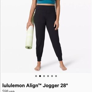 LULULEMON ALIGN JOGGER 28”